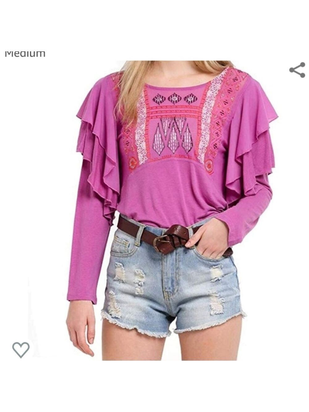 Free People Wisteria La Cienga Top